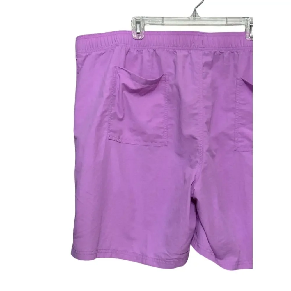 BP Swim Trunks Pull On Elastic Waistband Functional Pockets Purple M 4XL NWOT